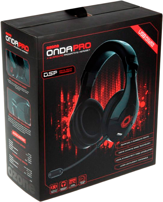Ozone Onda Pro - игровая гарнитура (Black) купить в интернет-магазине icover