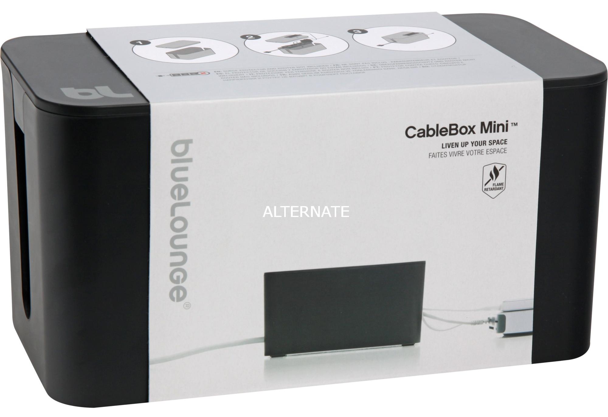 Бокс для сетевого фильтра Bluelounge CableBox Mini BLUCBM-BL (Black) купить в интернет-магазине icover