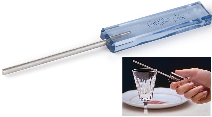 DMT Crystal Saver Multi-Purpose Diamond Sharpener (DMT/COO) - алмазный стержень для выравнивания сколов на посуде купить в интернет-магазине icover