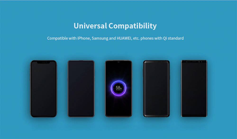 Внешний аккумулятор Xiaomi Mi Wireless Lite 10000mAh (WPB15ZM) с беспроводной зарядкой (Black) купить в интернет-магазине icover