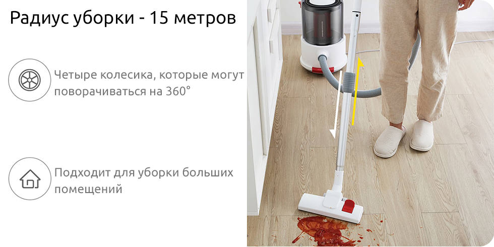 Пылесос Xiaomi Deerma Vacuum Cleaner TJ200 (White) купить в интернет-магазине icover