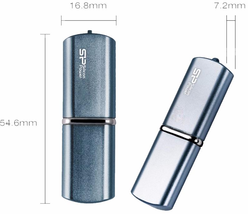 USB-накопитель Silicon Power Luxmini 720 16GB SP016GBUF2720V1D (Deep Blue) купить в интернет-магазине icover