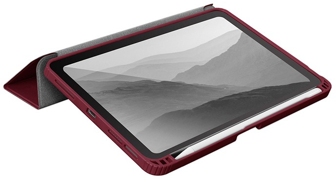 Чехол Uniq Moven Anti-microbial для iPad Mini 6 2021 (Maroon Red) купить в интернет-магазине icover