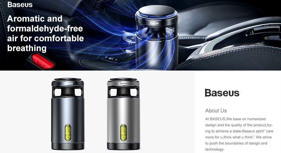 Очиститель воздуха Baseus Formaldehyde Purifier ACJHQ-01 (Deep Space) купить в интернет-магазине icover