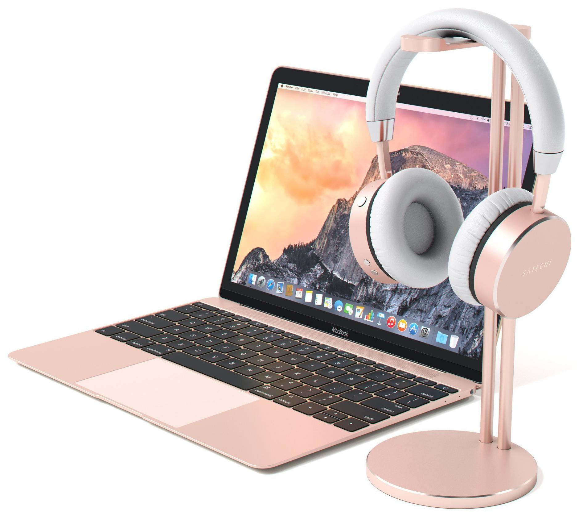 Подставка Satechi Slim Aluminum (ST-ALSHSR) для наушников (Rose Gold) купить в интернет-магазине icover