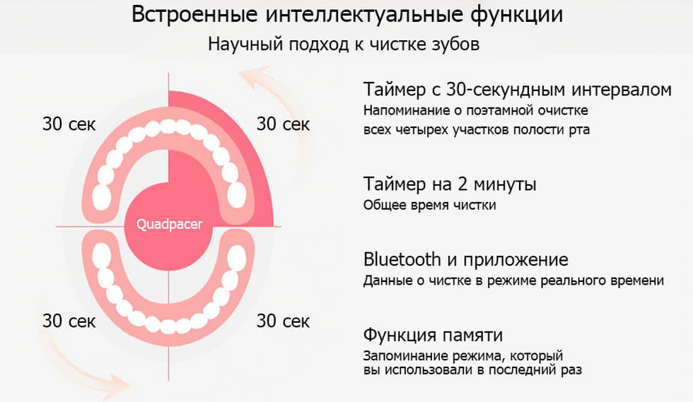 Электрическая зубная щетка Xiaomi Soocas X3U 1 насадка (Black) купить в интернет-магазине icover