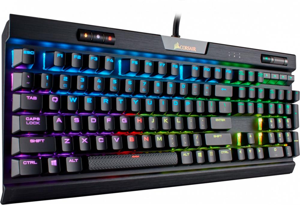 Игровая клавиатура Corsair K70 RGB MK.2 Cherry MX Brown CH-9109012-RU (Black) купить в интернет-магазине icover