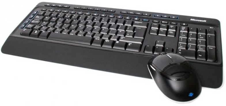Беспроводные клавиатура и мышь Microsoft Wireless Desktop 3000 (MFC-00019) купить в интернет-магазине icover