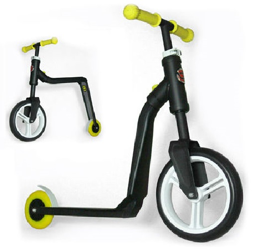 Scoot&Ride Highway Freak (220897) - детский беговел-самокат трансформер (Black) купить в интернет-магазине icover