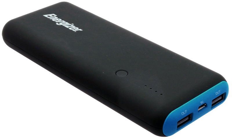 Energizer UE10007 10000 mAh - внешний аккумулятор (Black/Blue) купить в интернет-магазине icover