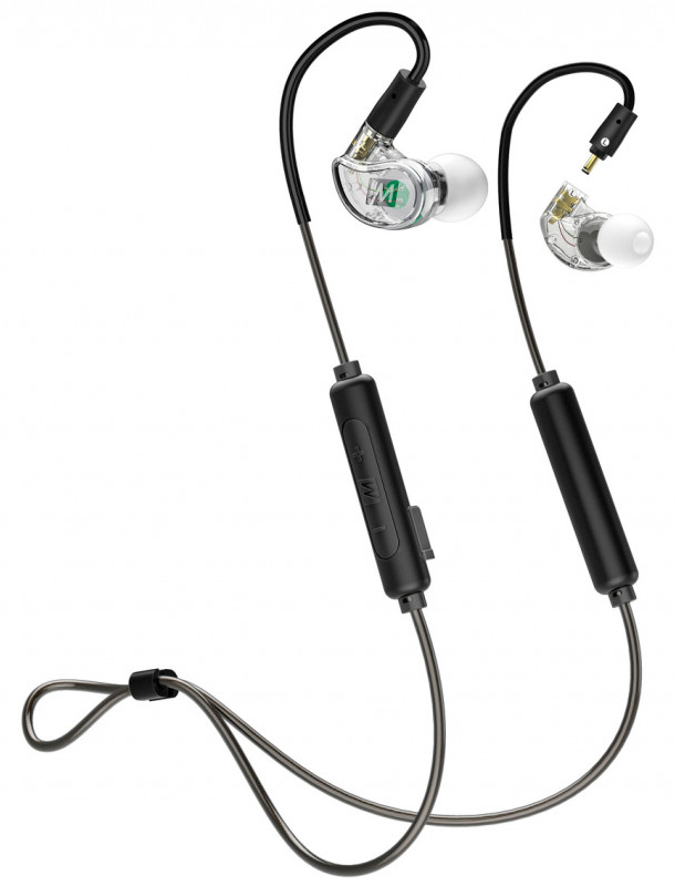 

Bluetooth-наушники с микрофоном MEE audio M6 Pro (Clear)
