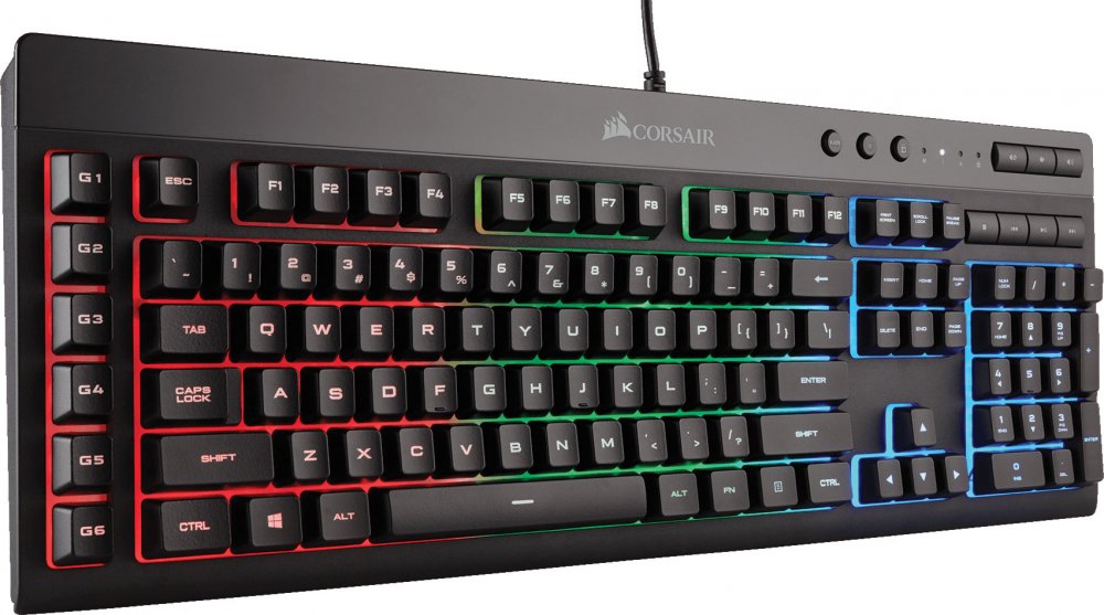 Игровая клавиатура Corsair Gaming K55 RGB CH-9206015-RU (Black) купить в интернет-магазине icover