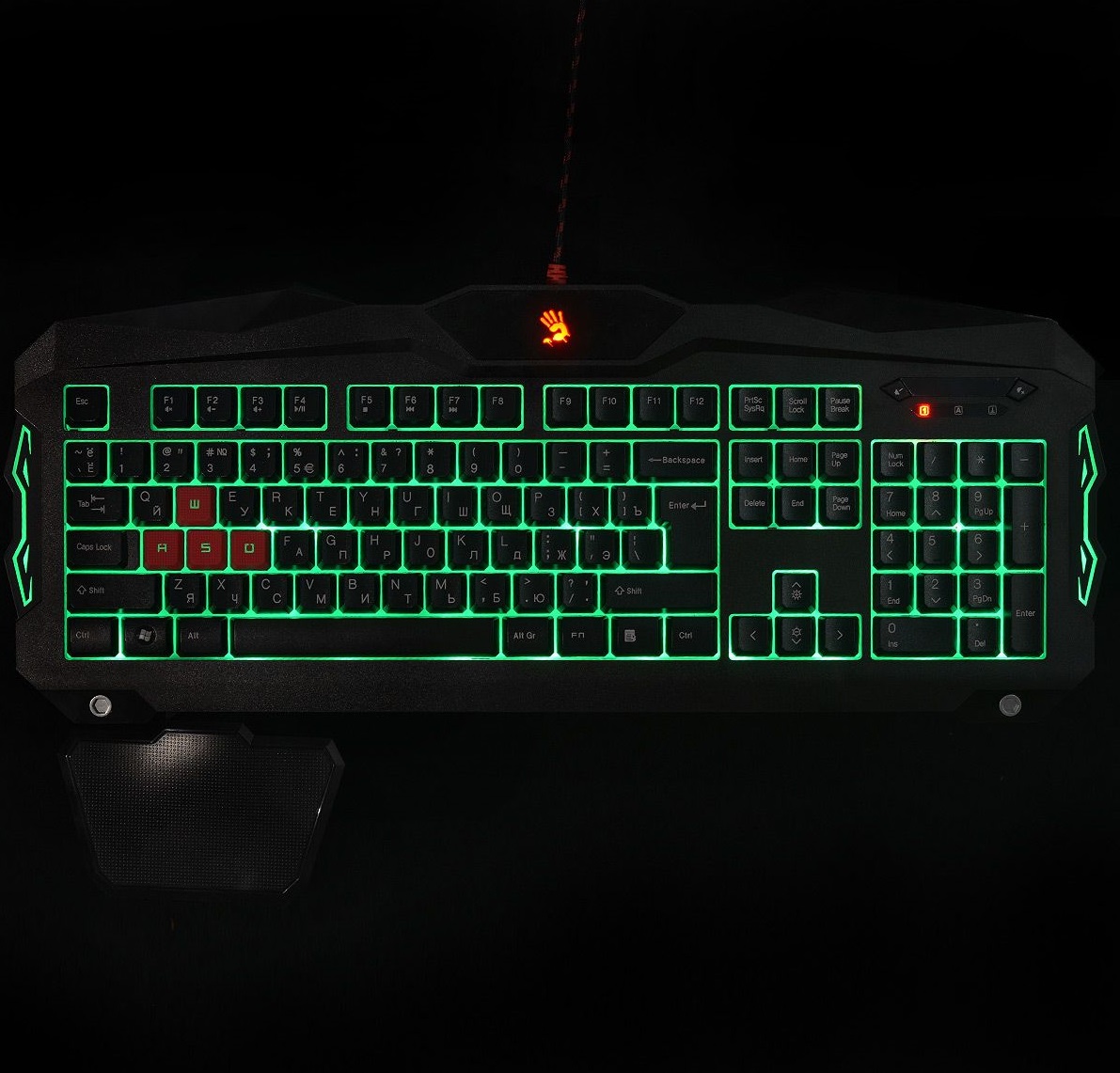 A4Tech Bloody Q2100/B2100 (Q210+Q9) - игровой комплект клавиатура+мышь (Black) купить в интернет-магазине icover