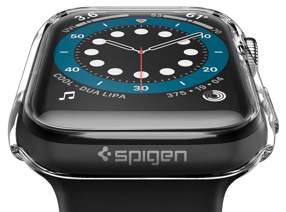 Чехол Spigen Thin Fit (ACS02814) для Apple Watch Series SE/4/5/6 44 mm (Crystal Clear) купить в интернет-магазине icover