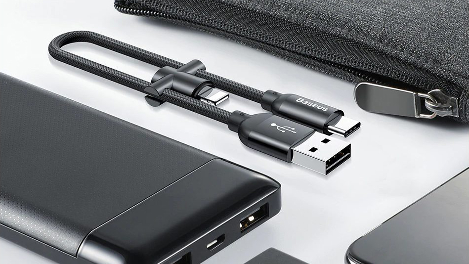 Купить кабель Baseus U-shaped USB-A to USB-C/Lightning CALUTC-01 (Black) в  Москве в каталоге дата - кабелей с доставкой. Характеристики, цены в  интернет-магазине iCover.