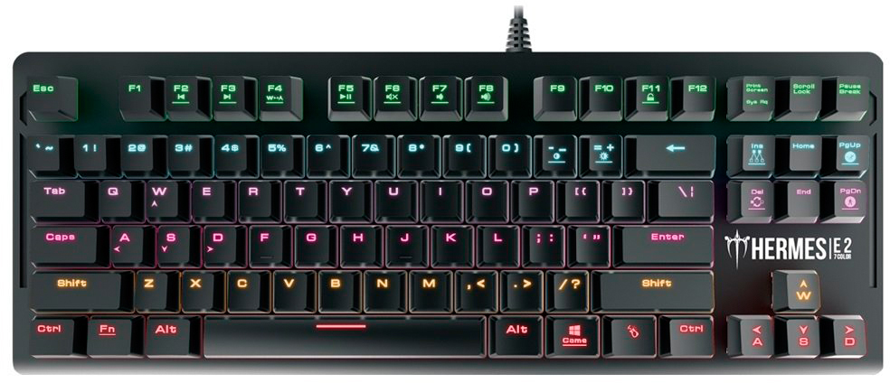 

Игровая клавиатура Gamdias Hermes E2 Red Switch (Black)
