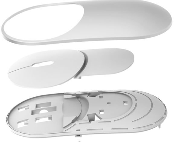 Беспроводная мышь Xiaomi Mi Portable Bluetooth XMSB02MWS (Silver) купить в интернет-магазине icover