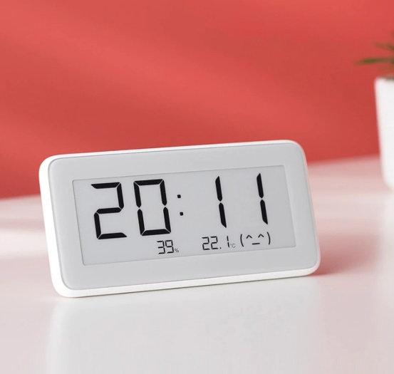 Метеостанция Xiaomi Mijia Temperature And Humidity Electronic Watch (LYWSD02MMC) купить в интернет-магазине icover