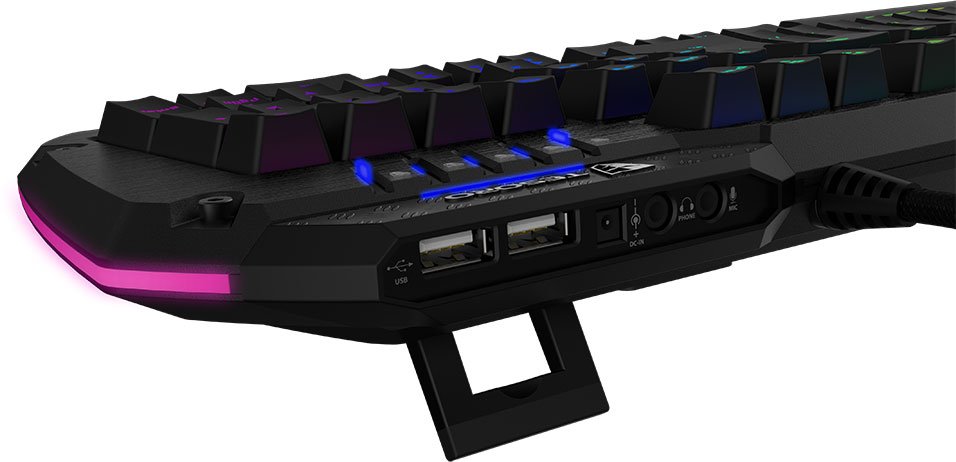 Игровая клавиатура Tesoro Colada Evil Spectrum (Black/Cherry MX Blue) купить в интернет-магазине icover