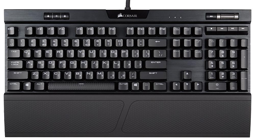Игровая клавиатура Corsair K70 RGB MK.2 Cherry MX Red CH-9109010-RU (Black) купить в интернет-магазине icover