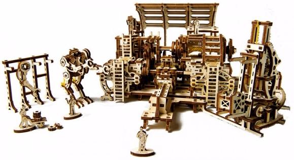 3D-пазл UGears Фабрика роботов (70039) купить в интернет-магазине icover