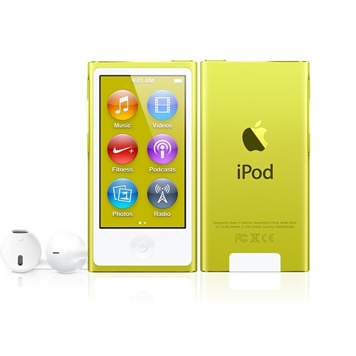 Apple iPod nano 7G 16Gb Yellow MD476RU/A купить в интернет-магазине icover