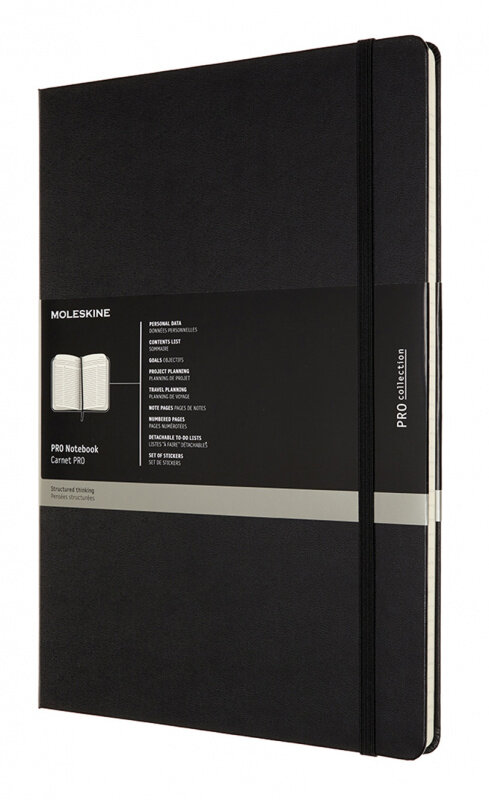 

Блокнот Moleskine Professional A4 (PROPFNT5HBK) нелинованный (Black)