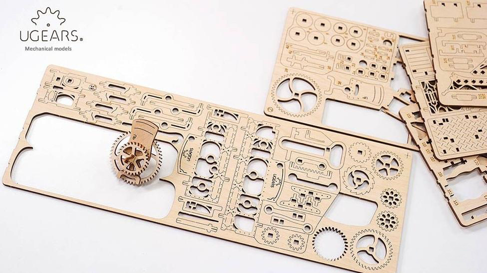 3D-пазл UGears Трамвайная линия (70028) купить в интернет-магазине icover