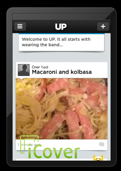 Jawbone up как считать калории