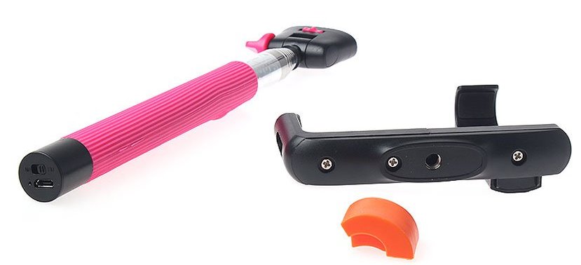 Yunteng Bluetooth monopod (Z07-5) - монопод со встроенным пультом (Pink) купить в интернет-магазине icover