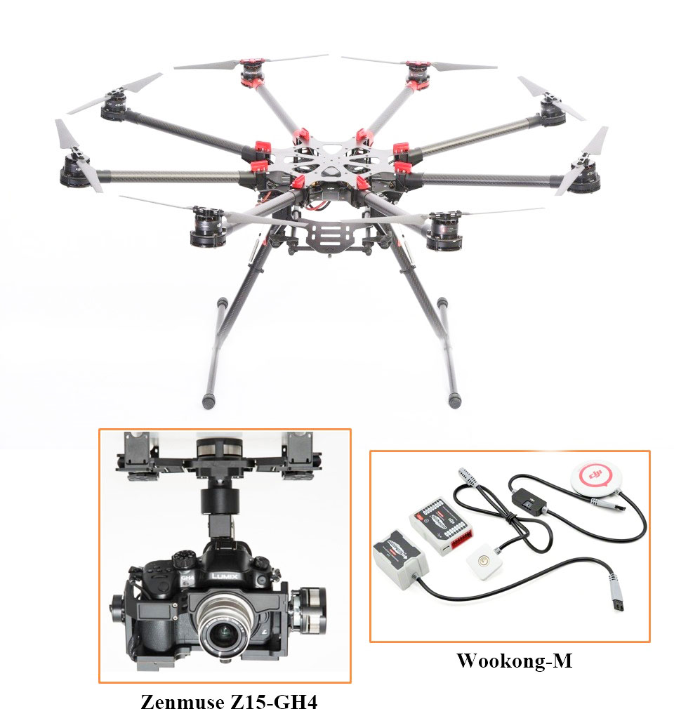 Купить dji s1000 premium + wkm + подвес zenmuse z15 для panasonic gh4 (hd) - октокоптер в Москве. В нашем каталоге интернет-магазина icover.ru вы можете ознакомиться с ценами, подробным описанием, фотографиями и техническими характеристиками. Низкие цены. Высокое качество. Доставка по России. Заказать товары по телефону +7(495)229-39-50 DJI S1000 Premium + WKM + подвес Zenmuse Z15 для Panasonic GH4 (HD) - октокоптер купить в интернет-магазине icover