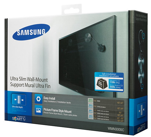Samsung WMN3000BX/RU - настенное крепление для ТВ 46-60" купить в интернет-магазине icover
