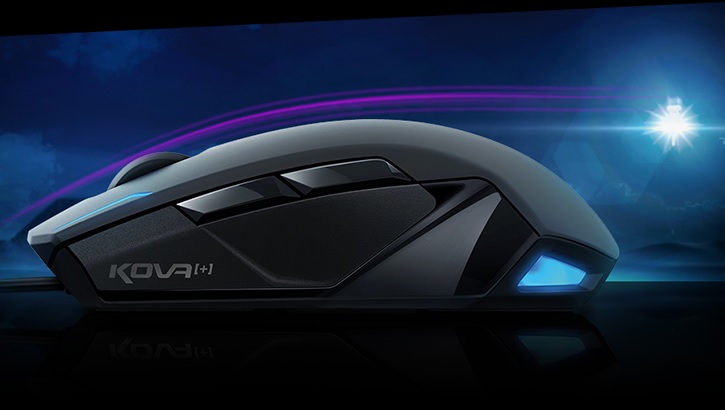 Roccat Kova Plus (ROC-11-520) - игровая мышь (Black) купить в интернет-магазине icover
