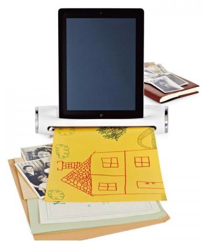 Brookstone iConvert Scanner - сканер для iPad (White) купить в интернет-магазине icover