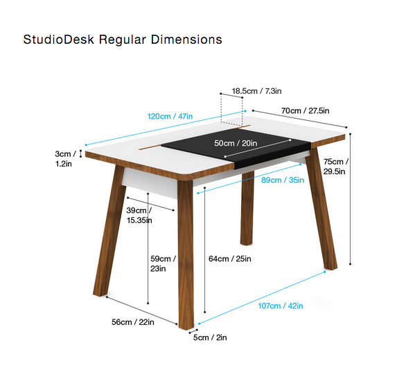 BlueLounge Studio Desk - стол для ноутбука купить в интернет-магазине icover