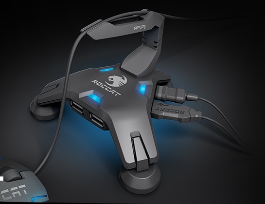 Roccat Apuri (ROC-15-310) - концентратор USB 2.0 купить в интернет-магазине icover