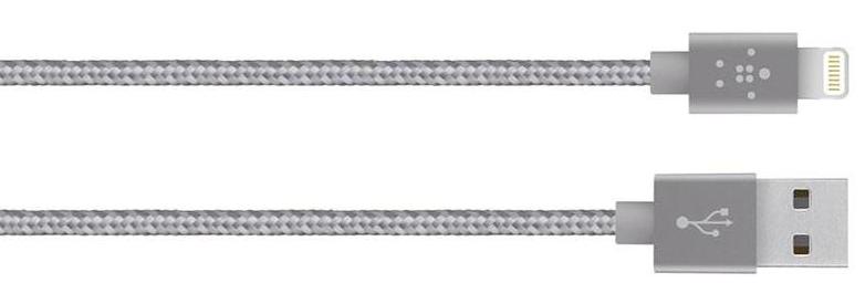 Belkin Mixit Metallic Lightning to USB Cable (Gray) Belkin Mixit Metallic Lightning to USB Cable (Gray)