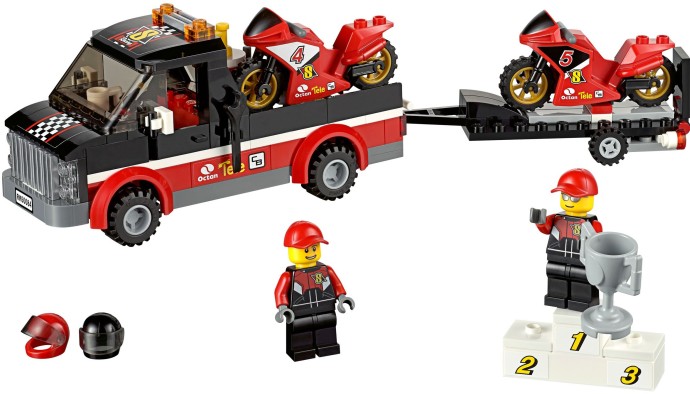 Lego City Racing Bike Transporter (60084) - перевозчик гоночных мотоциклов купить в интернет-магазине icover