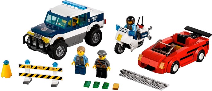 Lego City High Speed Chase (60007) Погоня за преступниками купить в интернет-магазине icover