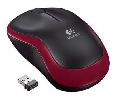 Беспроводная мышь Logitech Wireless Mouse M185 910-002240 (Black/Red) купить в интернет-магазине icover