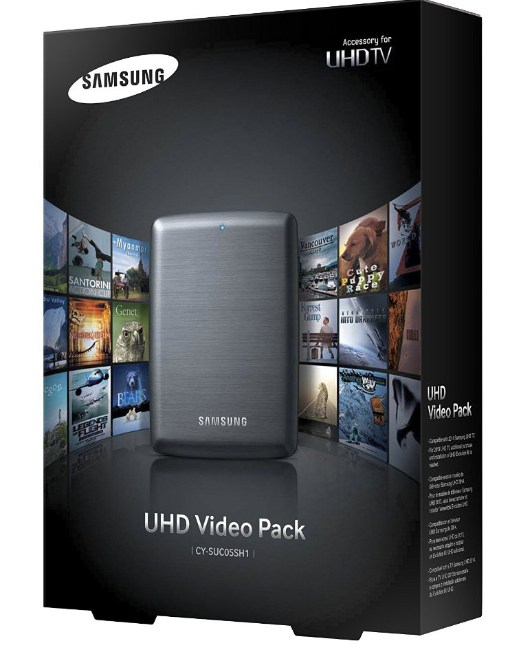 Купить samsung uhd video pack (cy-suc05sh1/ru) - внешний жесткий диск с uhd контентом в Москве. В нашем каталоге интернет-магазина icover.ru вы можете ознакомиться с ценами, подробным описанием, фотографиями и техническими характеристиками. Низкие цены. Высокое качество. Доставка по России. Заказать товары по телефону +7(495)229-39-50 Samsung UHD Video Pack (CY-SUC05SH1/RU) - внешний жесткий диск с UHD контентом купить в интернет-магазине icover