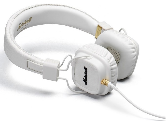 Накладные наушники Marshall Major II (White) купить в интернет-магазине icover