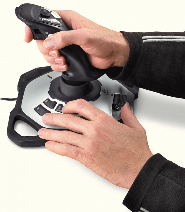 Джойстик Logitech Extreme 3D Pro 942-000031 (Black/Silver) купить в интернет-магазине icover