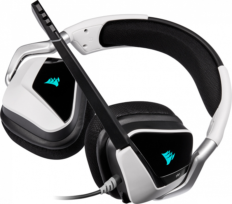 Игровая гарнитура Corsair Gaming VOID RGB Elite CA-9011204-EU (White) купить в интернет-магазине icover
