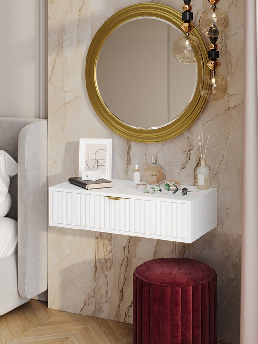 Консоль подвесная RIDBERG LUGANO 1Я (White/Gold) купить в интернет-магазине icover