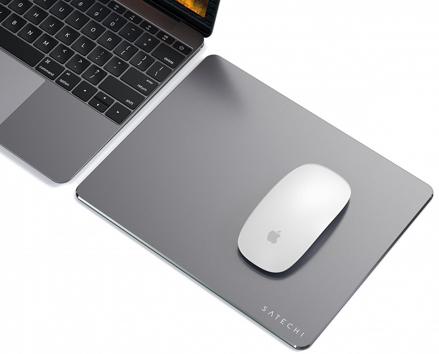 Коврик для мыши Satechi Aluminum ST-AMPADM (Space Grey) купить в интернет-магазине icover