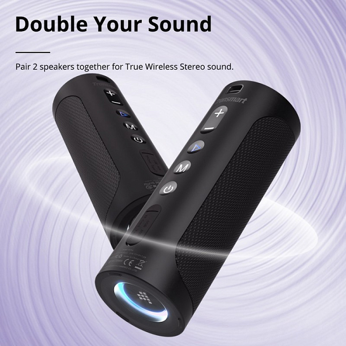 Портативная акустика Tronsmart T6 Pro 45W (Black) купить в интернет-магазине icover