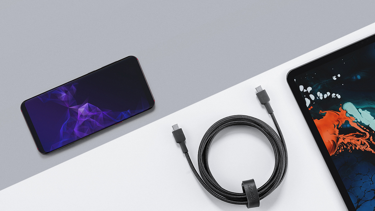Кабель Aukey CB-CD45 USB-C to USB-C 0.9m (Black) купить в интернет-магазине icover
