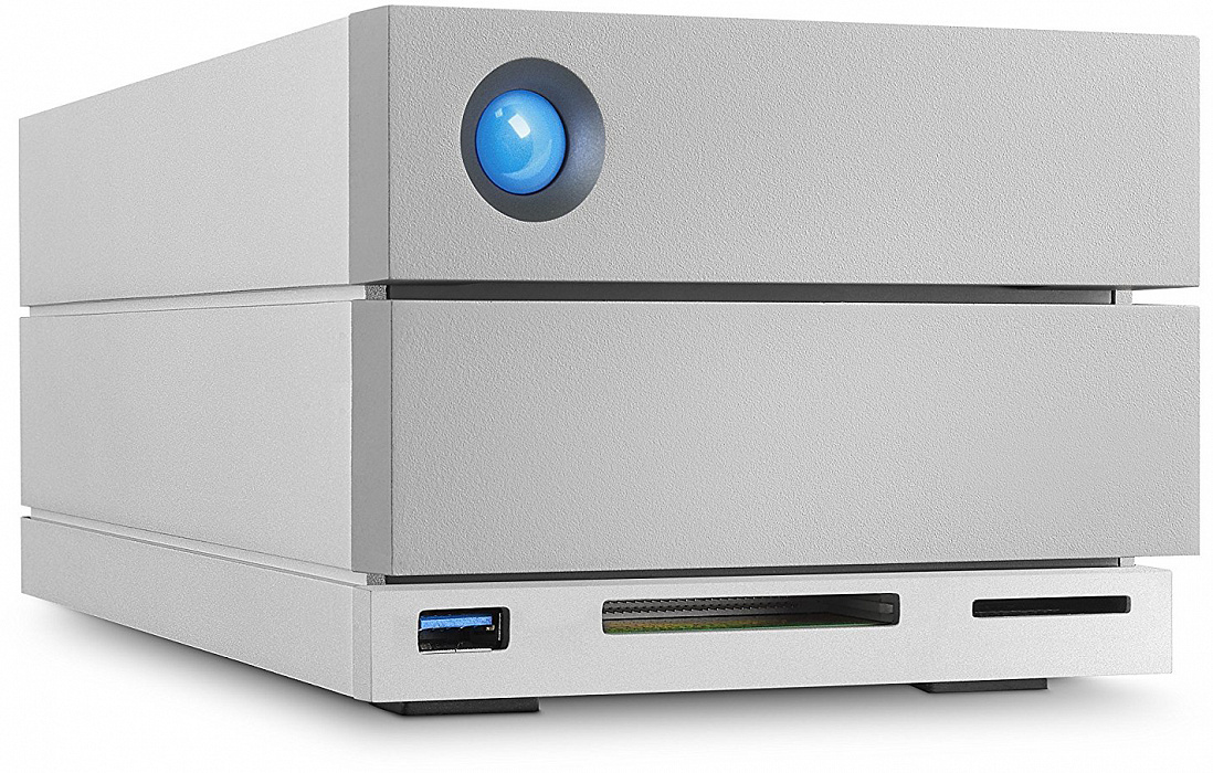 Сетевое хранилище LaCie 2big Dock (STGB28000400) Thunderbolt 3 28Tb (Silver) купить в интернет-магазине icover