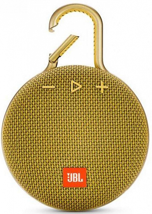 Портативная акустическая система JBL Clip 3 (Yellow) купить в интернет-магазине icover